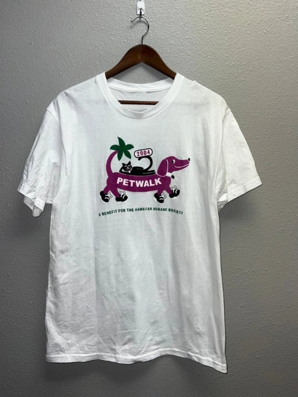 Hawaiian Humane Society Shirt Petwalk Dog Cat Graphic Pet T-Shirt